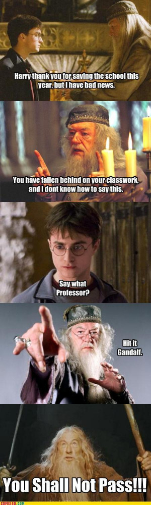 Harry Potter Vs. Twilight YOU SHALL NOT PASS!
