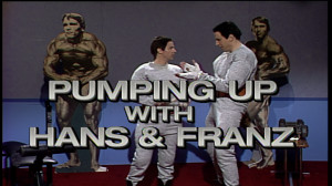 Pumping up With Hans and Franz: Arnold Schwarzenegger