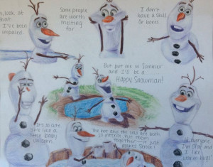 Quotes by Olaf the Snowman!