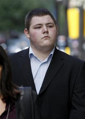 Actor Jamie Waylett arrives at Westminster Magistrates Court in London ...