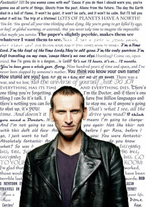 Ninth Doctor quotes.