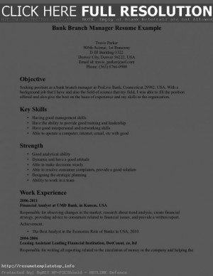 Posts Related Banking Resume...