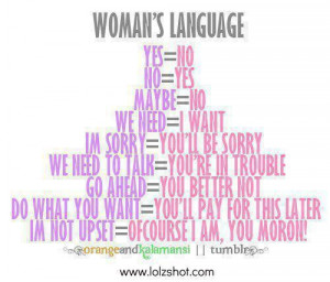 womens language & Real , fake friends