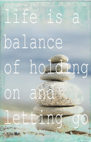life is a balance Photo Motivational Nature Meditation Vintage Style ...