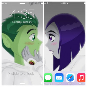 Lock screen on left Home screen on right. Since I got ten likes ...