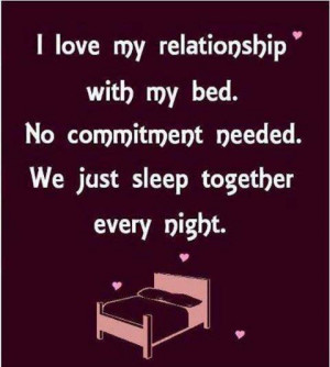 cute, funny, girl, girly, quote, realationship, smile, sleep. bed