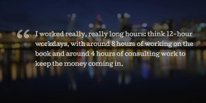 Really, really long hours: Writing The Elements of User Onboarding in ...