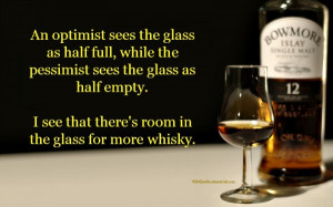 is the whisky glass half full or half empty from the celtic ...