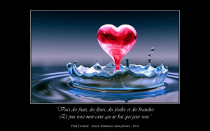 ... Life And Death: Poetry Quotes About Love And Hanging Heart In Water