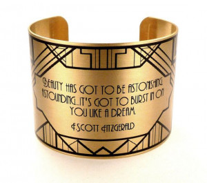 ... Quote, Flappers and Philosophers, Literary Jewelry by accessoreads