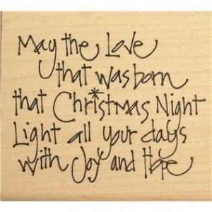 Printworks Joy & Hope Rubber Stamp | Shop Hobby Lobby