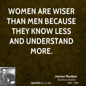 James Thurber Women Quotes
