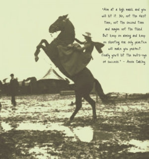 Annie Oakley #MDE Insight to Inspire