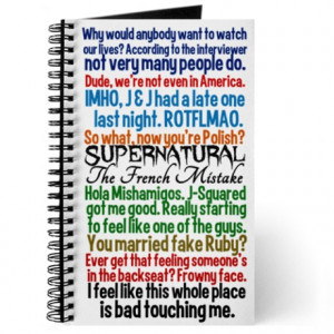 French Quotes Notebooks Journals Spiral