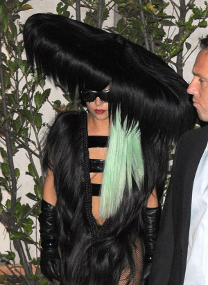 Lady Gaga Crazy Hairstyles