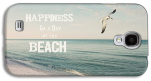Quote Galaxy S4 Cases - A Day at the Beach Galaxy S4 Case by Kim ...