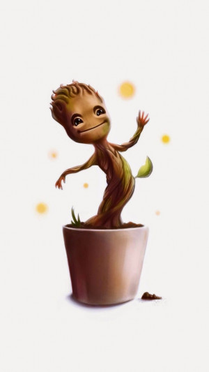 Baby Groot. Cute! - Guardians of the Galaxy iPhone wallpaper @mobile9 ...