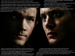 Supernatural Sam and Dean's several quotes