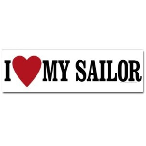 love my sailor > War & Peace > InternetBumperStickers.com Store