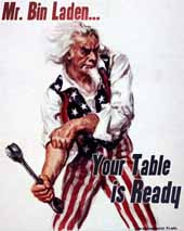 Mr. bin Laden, your table is ready!