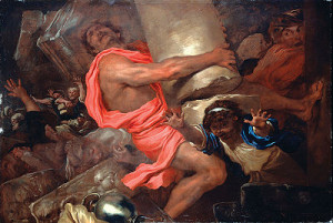 Sampson Destroying the Temple of the Philistines