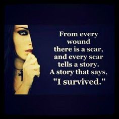 survived...#ptsd #recovery #quote