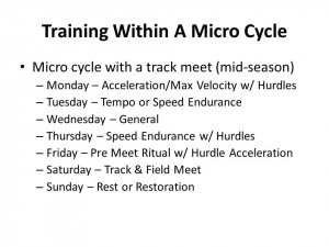 Cycling Training Quote Training Within a Micro Cycle