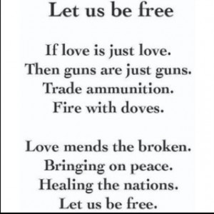 Let Us Be Free by Christofer Drew (poem)