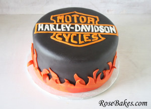 Harley Davidson Birthday Cake