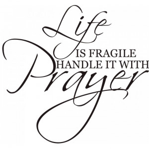 handle it with Prayer Vinyl Art [0304IRG950E] | data_Quotes_Life ...