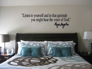 ... -Listen-to-Yourself-Voice-God-Inspirational-Wall-Quote-Vinyl-Decal