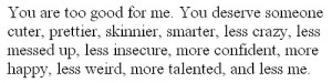 depression skinny fat self harm ugly not good enough disgusting self ...