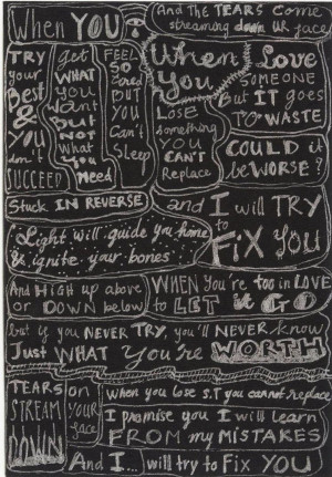 Fix you - Coldplay by Proud-of-your-love