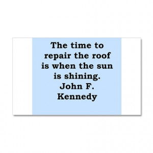 ... Gifts > Conservative Wall Decals > john f kennedy quote Wall Decal