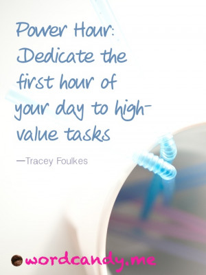 Friday Productivity Quote: Doing First Things First