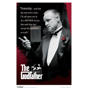 image of The Godfather Quote Poster