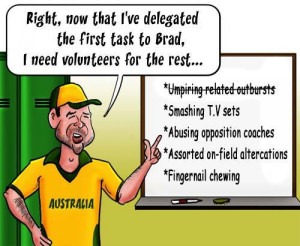 Funny cartoons of cricketers: Looks like Aussies are intimated by...