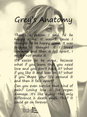 , Greys Anatomy Quotes Meredith, Greys Quotes, Fall Apartments Quotes ...