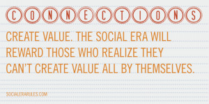 ... in the #SocialEra . Here is one of my favourite quotes from the book