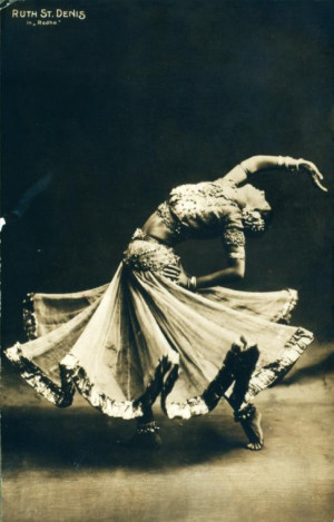 Ruth St. Denis in Radha, ca. 1906 (Photo Credit: Denishawn Collection ...