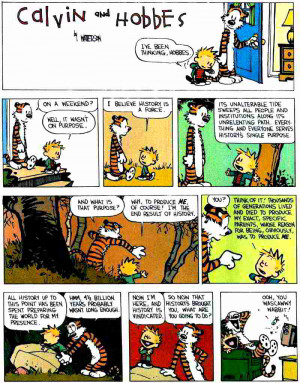 Calvin and Hobbes End of History