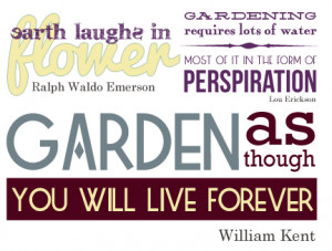 Patience Word Art Gardening quotes and word art