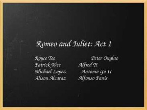 romeo and juliet act 1 romeo and juliet act 1 royce tee peter onglao ...