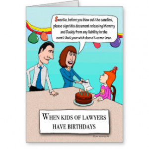 Happy Birthday - Legally Speaking Greeting Card