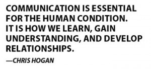 Picture of Chris Hogan's quote on Communication