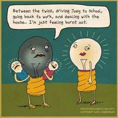 An online comic about parenting and being burnt out #cartoons #comics ...