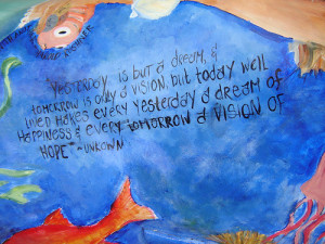 Hyannis Whale Art - Oceanic Quote
