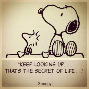 Snoopy quote on optimism