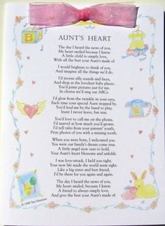 Poems Love Aunt Niece Quoteko