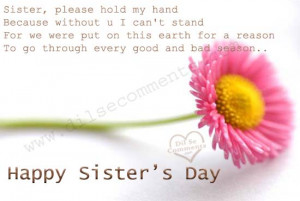 sister s day quote happy sister s day happy hug day sweet sister ...